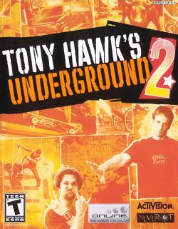 Box artwork for Tony Hawk's Underground 2.