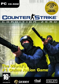 Box artwork for Counter-Strike: Condition Zero.