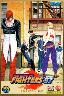 Box artwork for The King of Fighters '97.