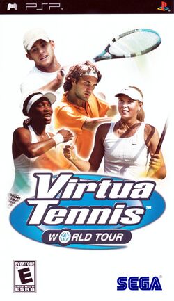 Box artwork for Virtua Tennis: World Tour.