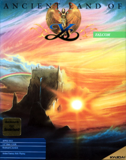 Box artwork for Ys: Ancient Ys Vanished.