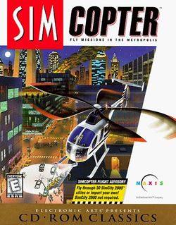 Box artwork for SimCopter.