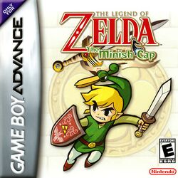 Box artwork for The Legend of Zelda: The Minish Cap.