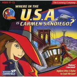 Box artwork for Where in the U.S.A. is Carmen Sandiego?.
