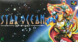 Box artwork for Star Ocean.