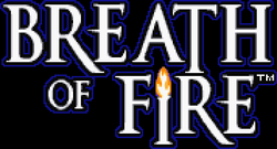 The logo for Breath of Fire.