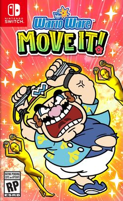 Box artwork for WarioWare: Move It!.
