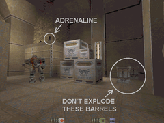These barrels are needed to get to the Adrenaline vial.