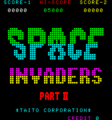 Space Invaders Part II title screen.png