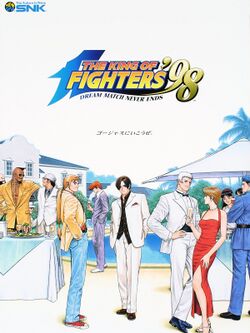 Box artwork for The King of Fighters '98: The Slugfest.