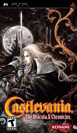Box artwork for Castlevania: The Dracula X Chronicles.