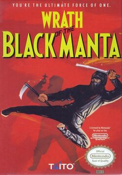Box artwork for Wrath of the Black Manta.