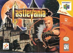 Box artwork for Castlevania 64.