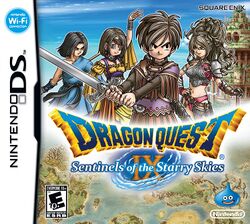 Box artwork for Dragon Quest IX: Sentinels of the Starry Skies.