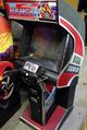 Upright version of the arcade cabinet.