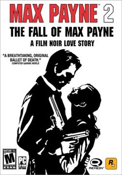 Box artwork for Max Payne 2: The Fall of Max Payne.