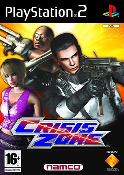 Box artwork for Time Crisis: Crisis Zone.