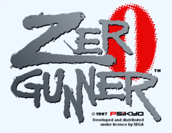 The logo for Zero Gunner.