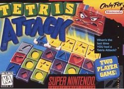 Box artwork for Tetris Attack.