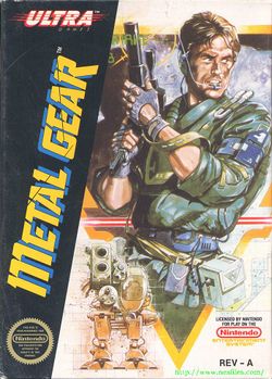Box artwork for Metal Gear.