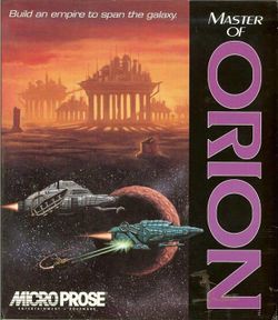 Box artwork for Master of Orion.