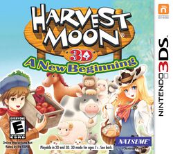 Box artwork for Harvest Moon: A New Beginning.