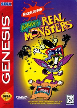 Box artwork for Aaahh!!! Real Monsters.