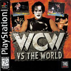 Box artwork for WCW vs The World.