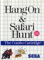 Hang-On / Safari Hunt Combo Cartridge cover.