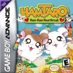 Box artwork for Hamtaro: Ham-Ham Heartbreak.