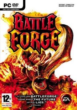 Box artwork for BattleForge.