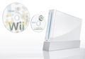 Console, Wii storage disc, and GameCube disc comparison