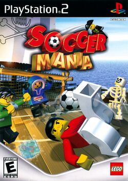 Box artwork for Soccer Mania.
