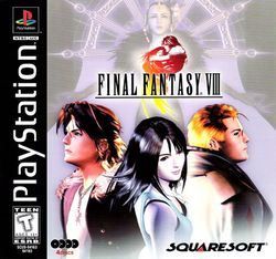 Box artwork for Final Fantasy VIII.