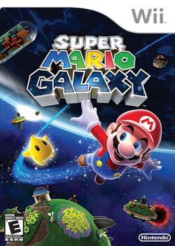 Box artwork for Super Mario Galaxy.