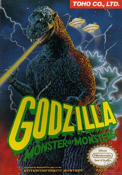 Box artwork for Godzilla: Monster of Monsters.