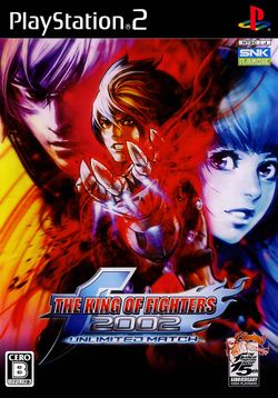 Box artwork for The King of Fighters 2002 Unlimited Match.