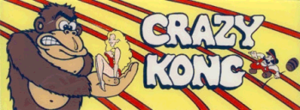 Crazy Kong marquee
