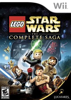Box artwork for LEGO Star Wars: The Complete Saga.