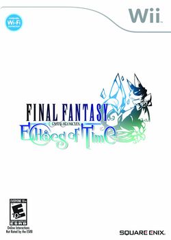 Box artwork for Final Fantasy Crystal Chronicles: Echoes of Time.