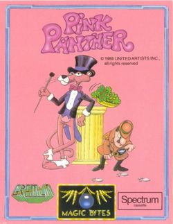 The logo for Pink Panther.