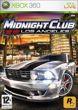 Box artwork for Midnight Club: Los Angeles.