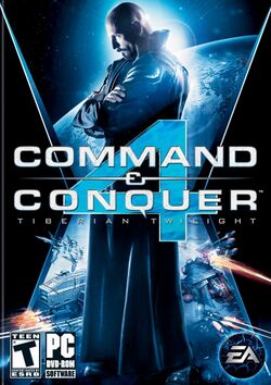 Box artwork for Command & Conquer 4: Tiberian Twilight.