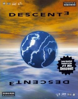 Box artwork for Descent 3.