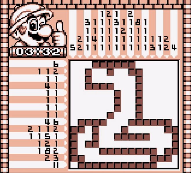 File:Mario's Picross Time Trials Snake Solution.jpg