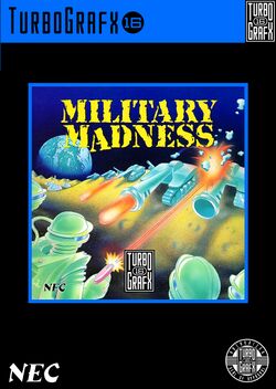 Box artwork for Military Madness.