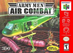 Box artwork for Army Men: Air Combat.