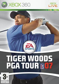 Box artwork for Tiger Woods PGA Tour 07.