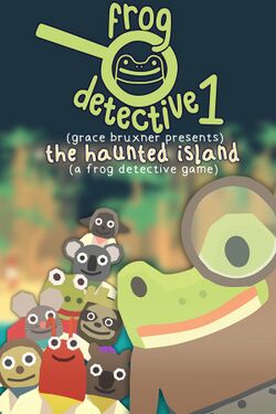 Box artwork for Frog Detective 1: The Haunted Island.