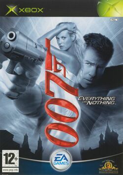 Box artwork for James Bond 007: Everything or Nothing.
